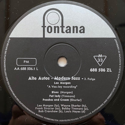 LEE MORGAN / ALTE AUTOS - MODERN JAZZ 2.FOLGE - German Fontana