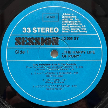 PONY POINDEXTER / HAPPY LIFE OF PONY - German Session Original