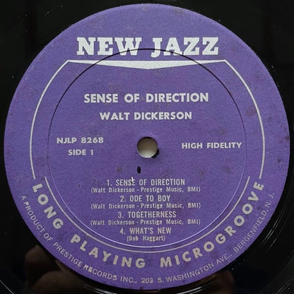 WALT DICKERSON / A SENSE OF DIRECTION - US New Jazz
