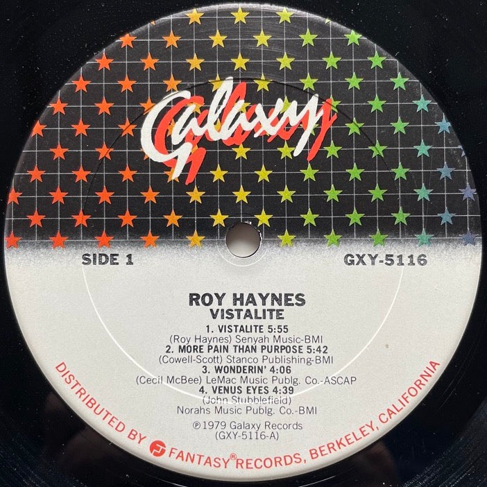 ROY HAYNES / VISTALITE - US Galaxy Original