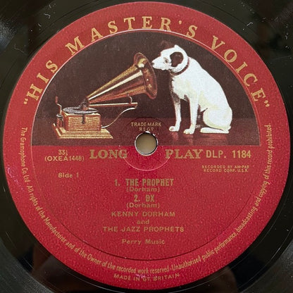 KENNY DORHAM AND THE JAZZ PROPHETS - UK HMV 10"