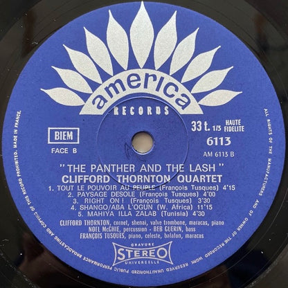 CLIFFORD THORNTON / THE PANTHER AND THE LASH - France America Original