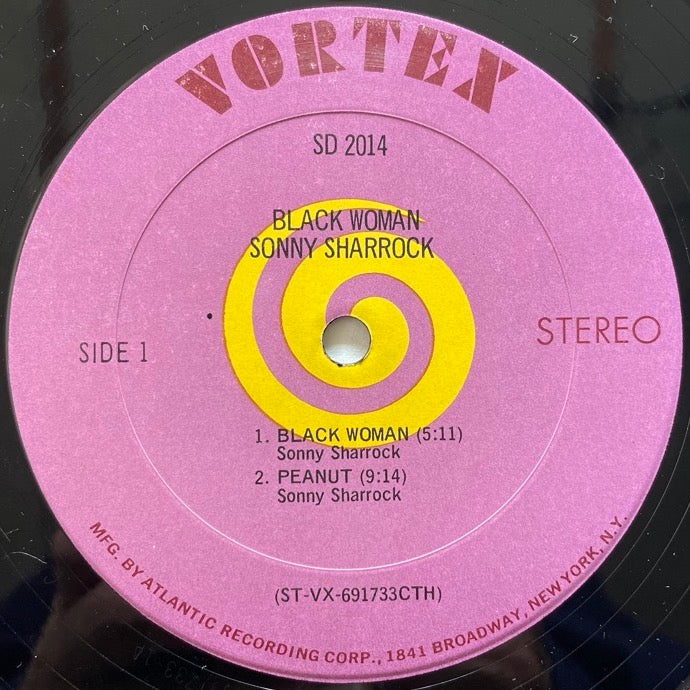 SONNY SHARROCK / BLACK WOMAN - US Vortex original