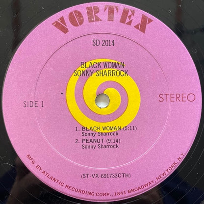 SONNY SHARROCK / BLACK WOMAN - US Vortex original