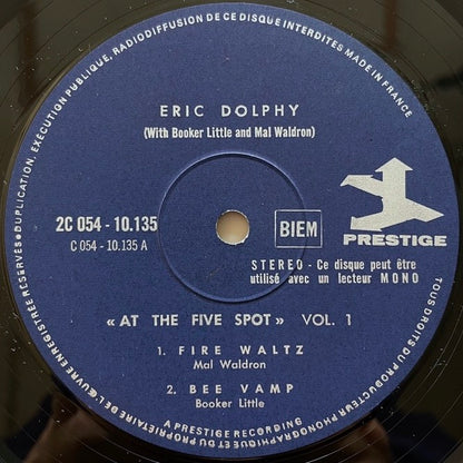 ERIC DOLPHY AT THE FIVE SPOT - French Pathe/Prestige