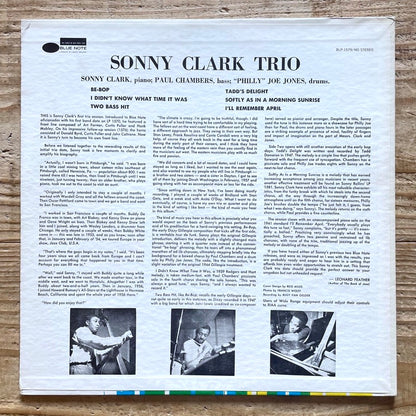 SONNY CLARK TRIO BLP 1579 - US Blue Note Liberty MONO