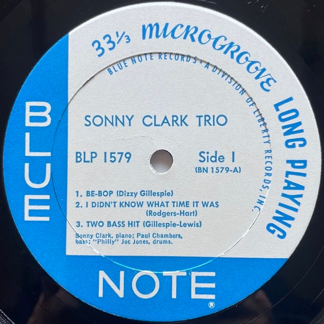 SONNY CLARK TRIO BLP 1579 - US Blue Note Liberty MONO