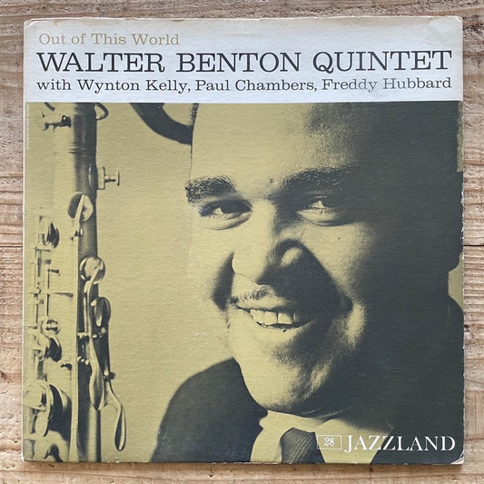WALTER BENTON QUINTET / OUT OF THIS WORLD - US Jazzland mono original