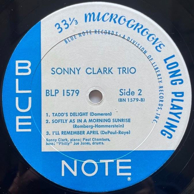 SONNY CLARK TRIO BLP 1579 - US Blue Note Liberty MONO