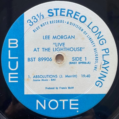 LEE MORGAN / LIVE AT THE THE LIGHTHOUSE (2LP) - US Blue Note Original
