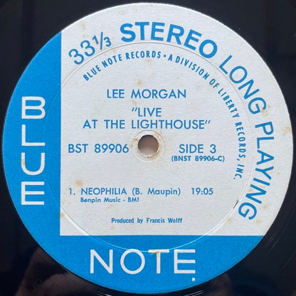 LEE MORGAN / LIVE AT THE THE LIGHTHOUSE (2LP) - US Blue Note Original