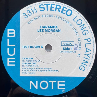 LEE MORGAN / CARAMBA - German Blue Note Liberty VAN GELDER