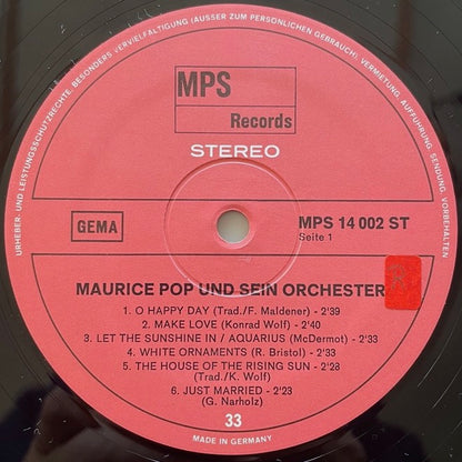 MAURICE POP / PLAY TOGETHER - German MPS Original