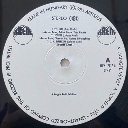 TONY LAKATOS AND SHI FRIENDS - Hungary Krem Original