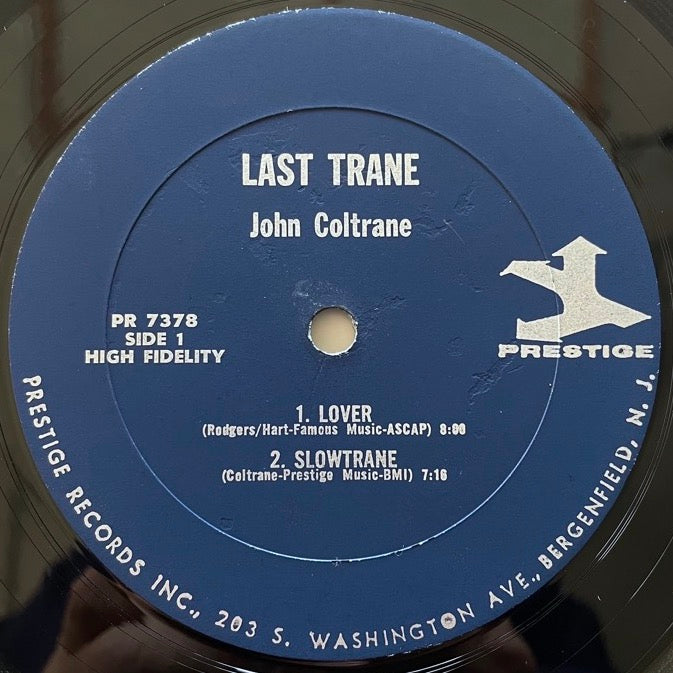 JOHN COLTRANE / THE LAST TRANE - US Prestige Original