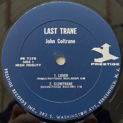 JOHN COLTRANE / THE LAST TRANE - US Prestige Original