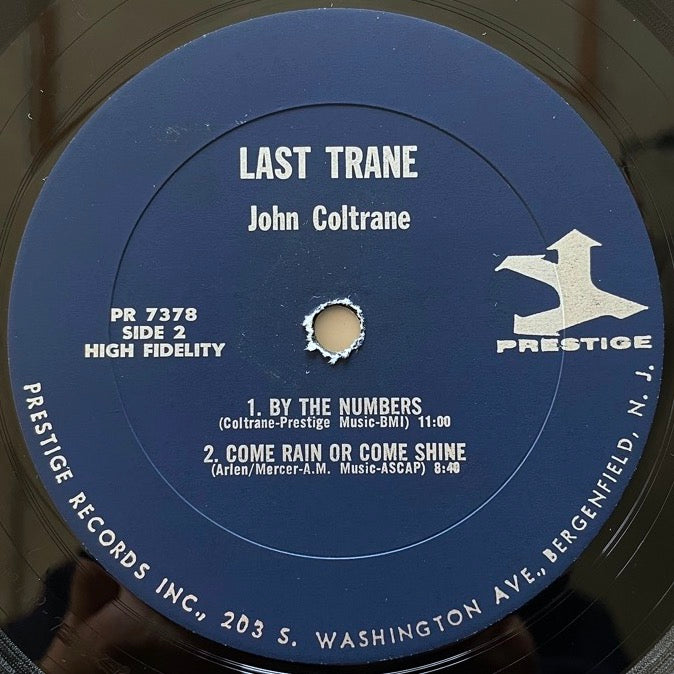 JOHN COLTRANE / THE LAST TRANE - US Prestige Original