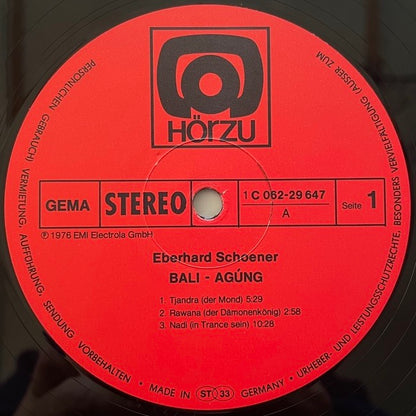 EBERHARD SCHOENER / BALI-AGUNG - German Horzu Original