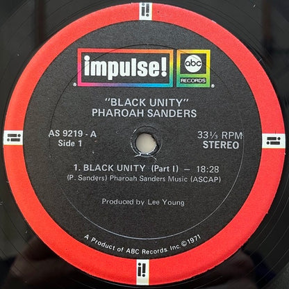 PHAROAH SANDERS / BLACK UNITY - US Impulse Original