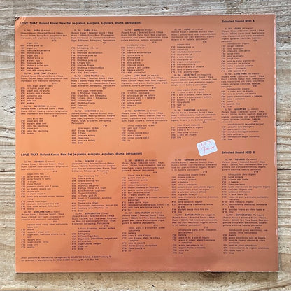 ROLAND KOVAC NEW SET / LOVE THAT - German Selected Sound Original