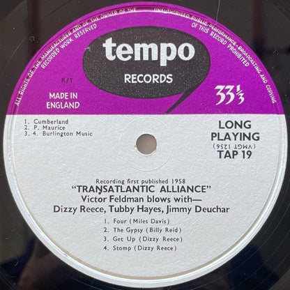 VICTOR FELDMAN with TUBBY HAYES, DIZZY REECE / TRANSATLANTIC ALLIANCE - UK Tempo Original