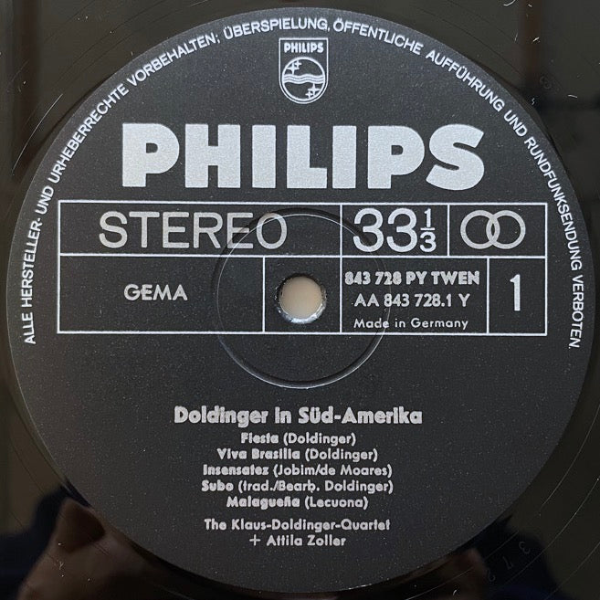 KLAUS DOLDINGER / IN SUD AMERIKA - German Philips Original