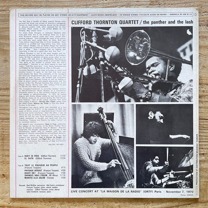 CLIFFORD THORNTON / THE PANTHER AND THE LASH - France America Original
