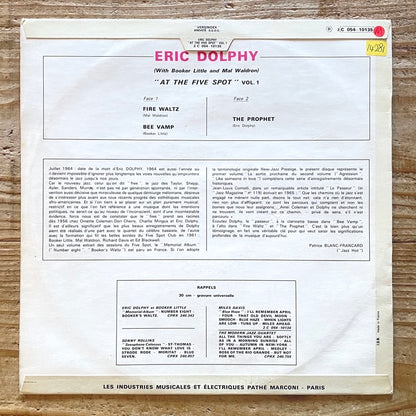 ERIC DOLPHY AT THE FIVE SPOT - French Pathe/Prestige