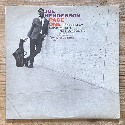 JOE HENDERSON / PAGE ONE - US Blue Note Liberty/NY
