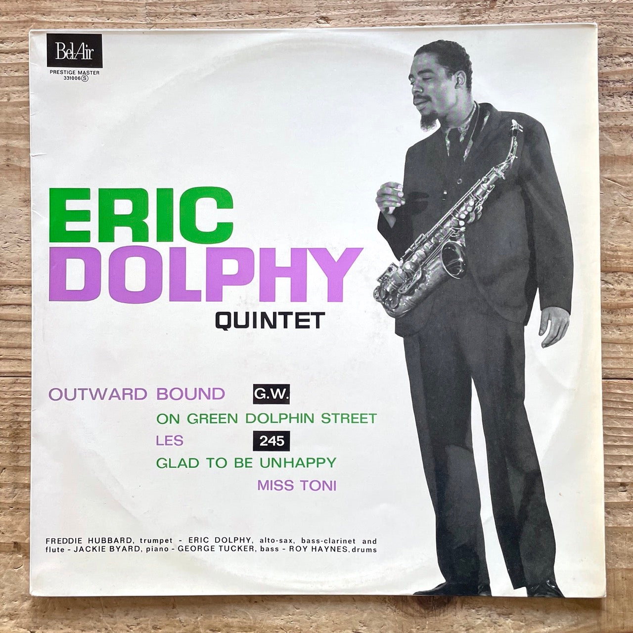 ERIC DOLPHY / OUTWARD BOUND - French Bel-Air