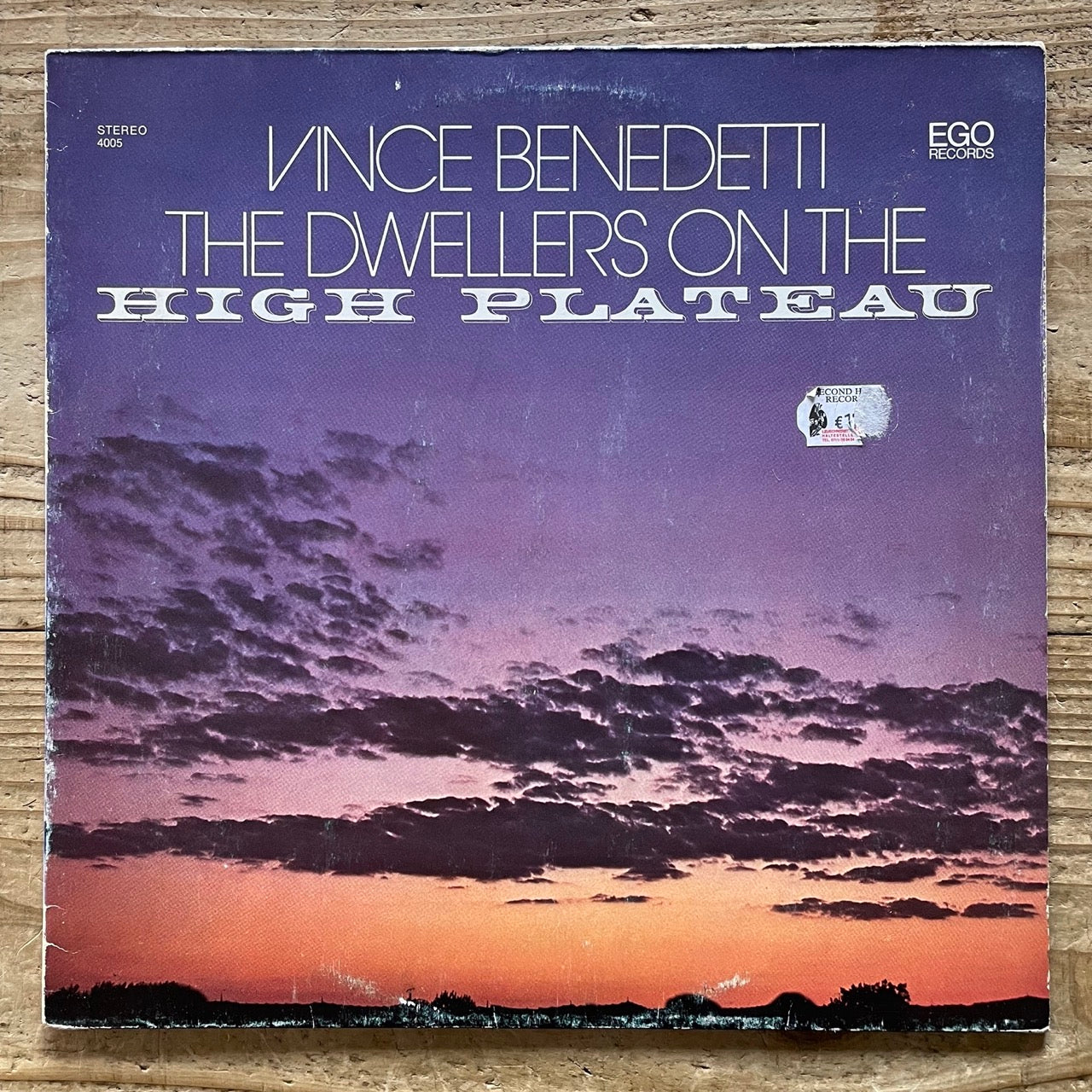 VINCE BENEDETTI / THE DWELLERS ON THE HIGH PLATEAU - German EGO original