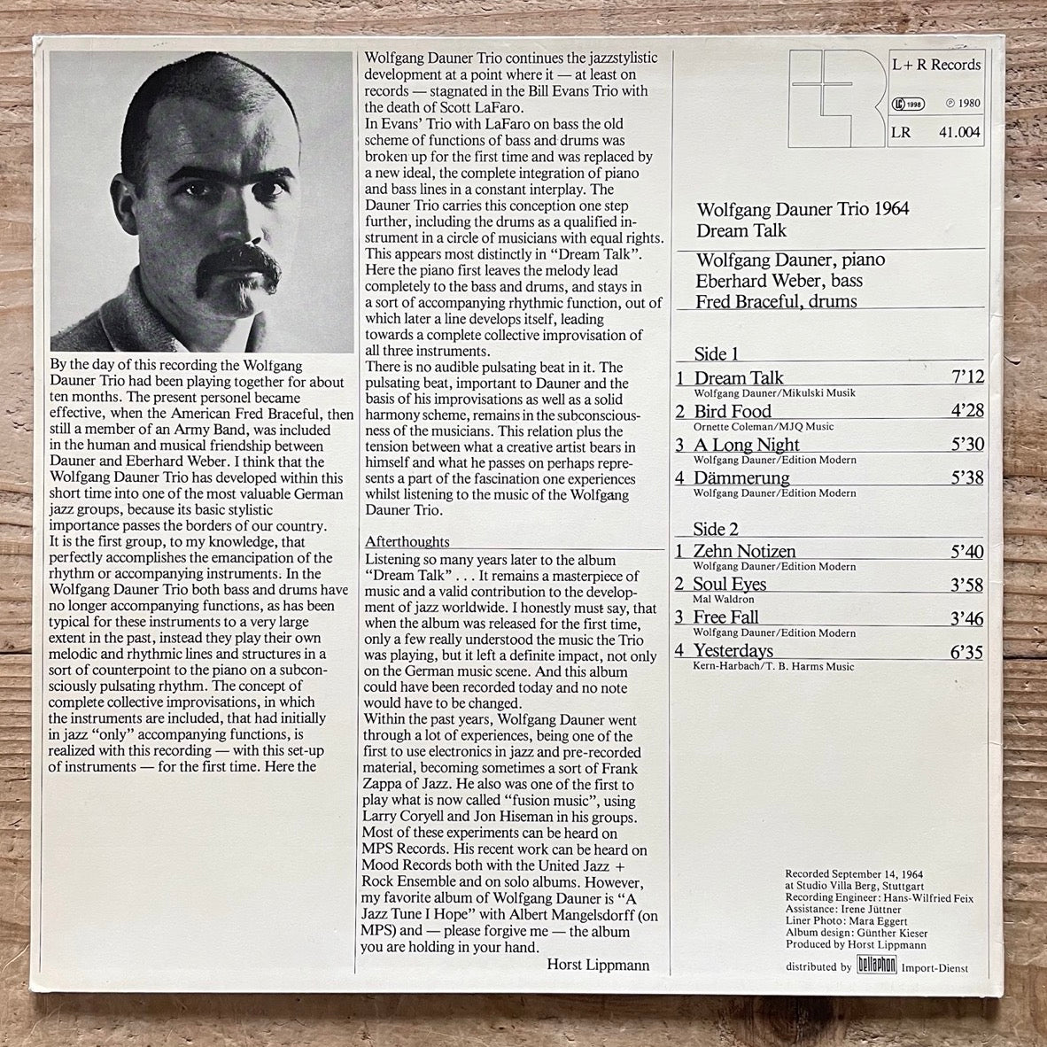WOLFGANG DAUNER TRIO / DREAM TALK - German L+R