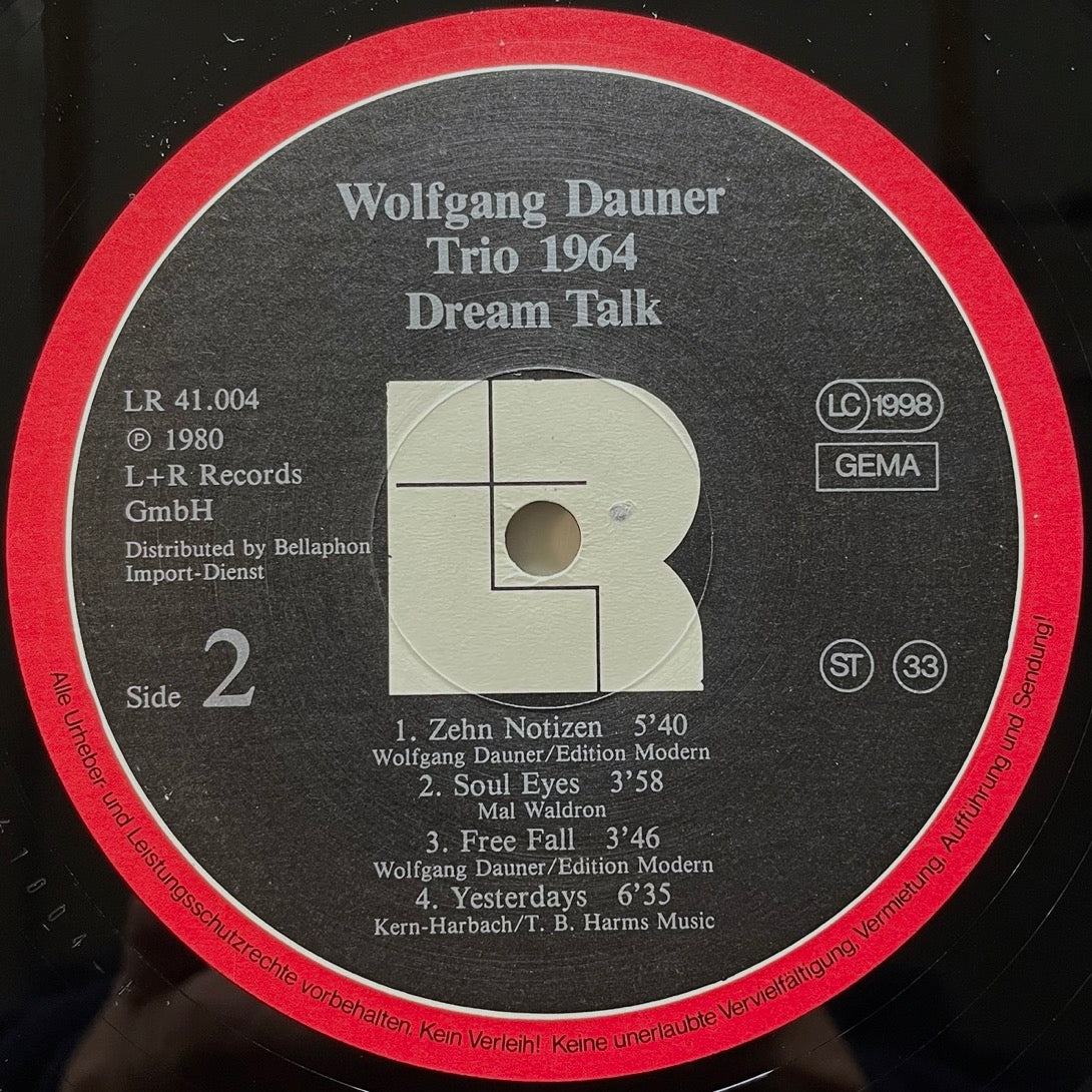 WOLFGANG DAUNER TRIO / DREAM TALK - German L+R