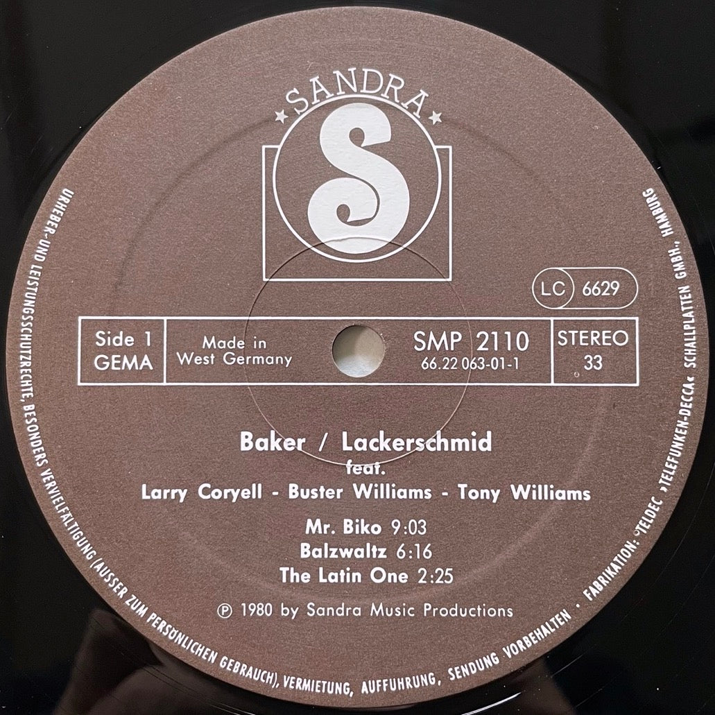 CHET BAKER / WOLFGANG LACKERSCHMID feat. LARY CORYELL - German Sandra Original