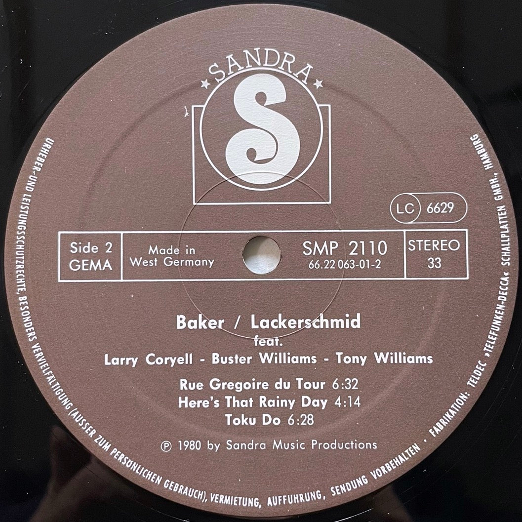 CHET BAKER / WOLFGANG LACKERSCHMID feat. LARY CORYELL - German Sandra Original