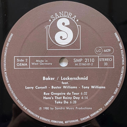 CHET BAKER / WOLFGANG LACKERSCHMID feat. LARY CORYELL - German Sandra Original