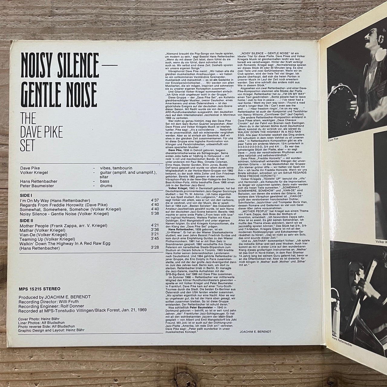 DAVE PIKE SET / NOISY SILENCE - GENTLE NOISE - German MPS original