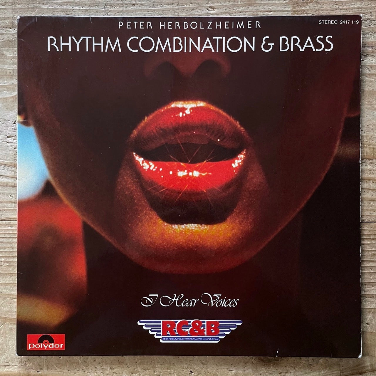 PETER HERBOLZHEIMER RHYTHM COMBINATION &amp; BRASS / I HEAR VOICES - German Polydor original