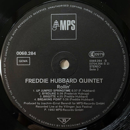 FREDDIE HUBBARD / ROLLIN' - German MPS Original