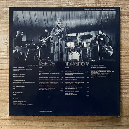 JASPER VAN'T HOF'S PORK PIE feat. CHARLIE MARIANO / TRANSITORY - German MPS Original