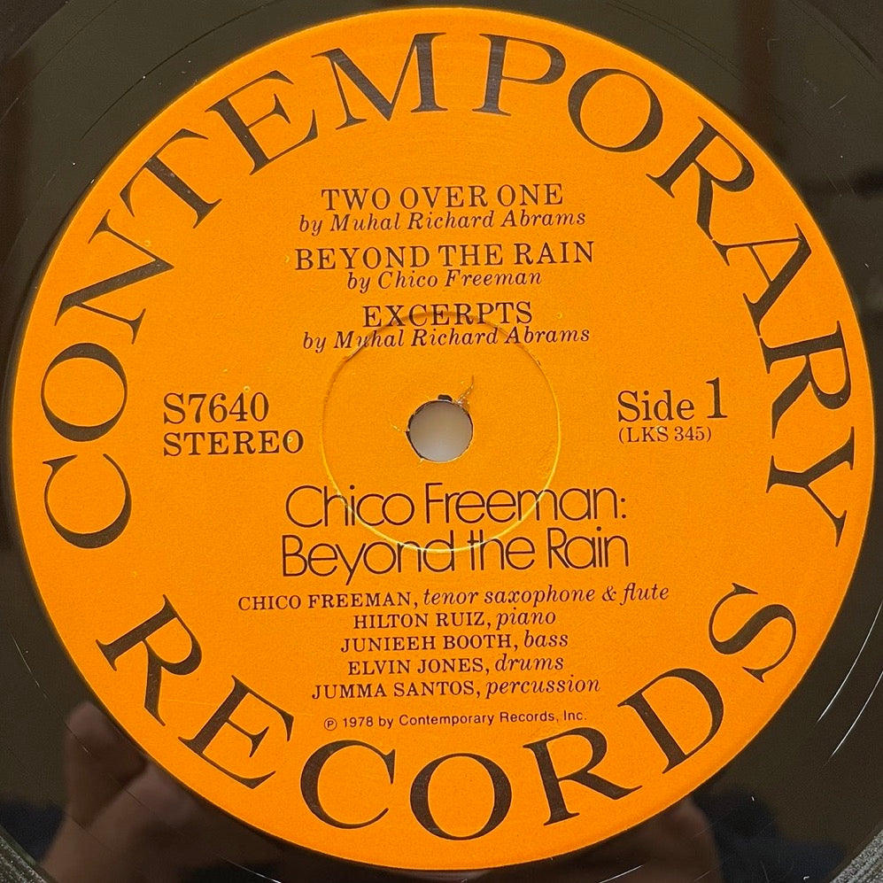 CHICO FREEMAN / BEYOND THE RAIN - US Contemporary Original
