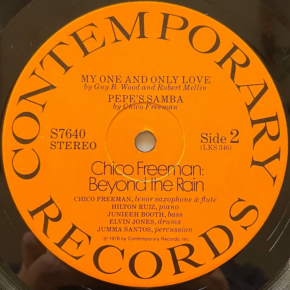 CHICO FREEMAN / BEYOND THE RAIN - US Contemporary Original