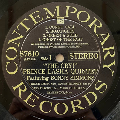 PRINCE LASHA QUINTET feat. SONNY SIMMONS / THE CRY! - US Contemporary