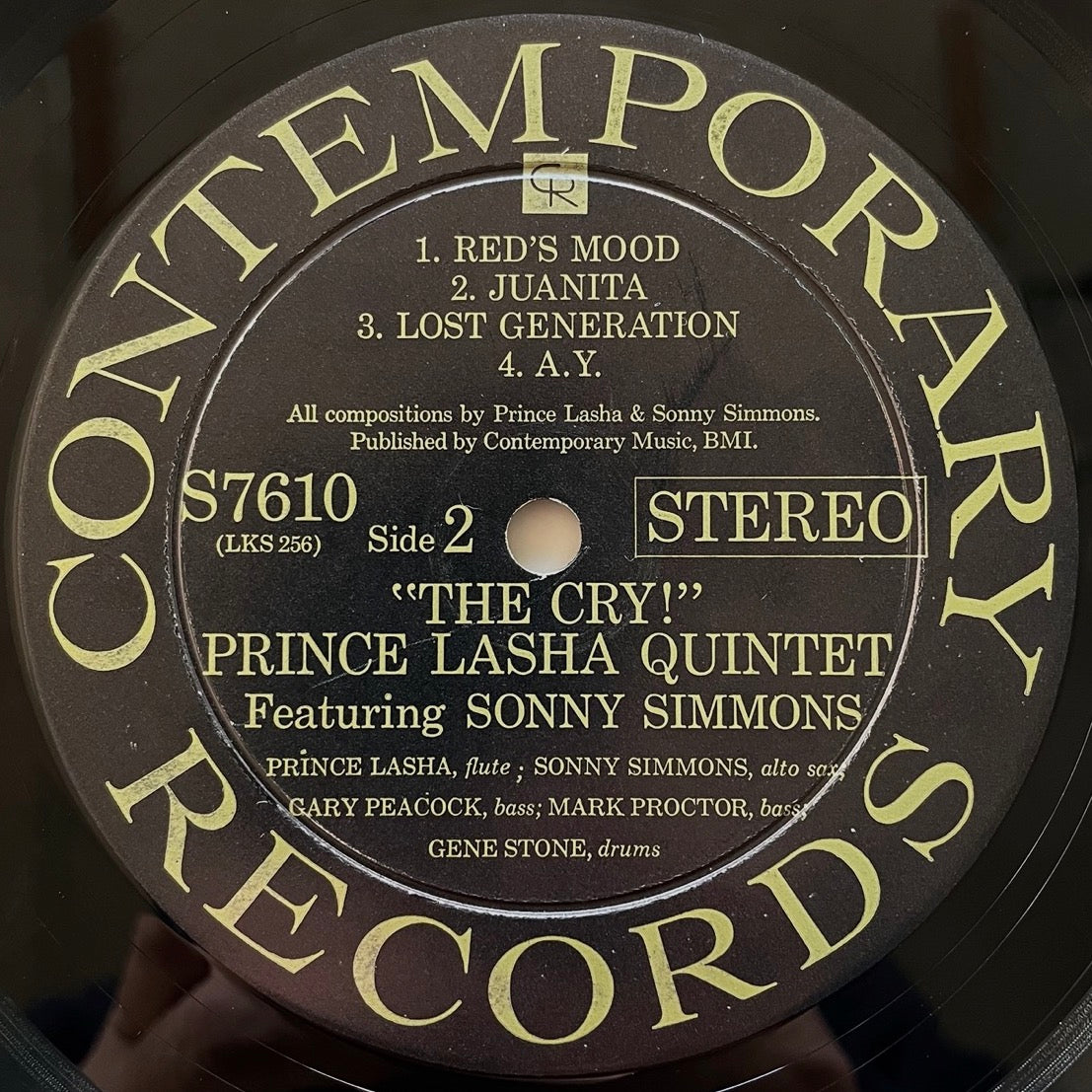 PRINCE LASHA QUINTET feat. SONNY SIMMONS / THE CRY! - US Contemporary