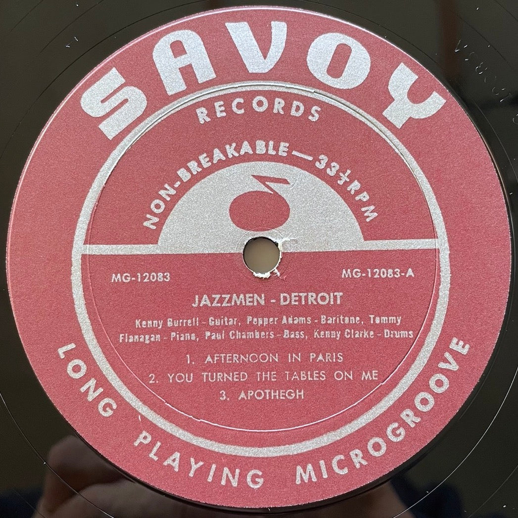KENNY BURRELL, TOMMY FLANAGAN, PEPPER ADAMS, PAUL CHAMBERS, KENNY CLARKE / JAZZMEN: DETROIT - US Savoy