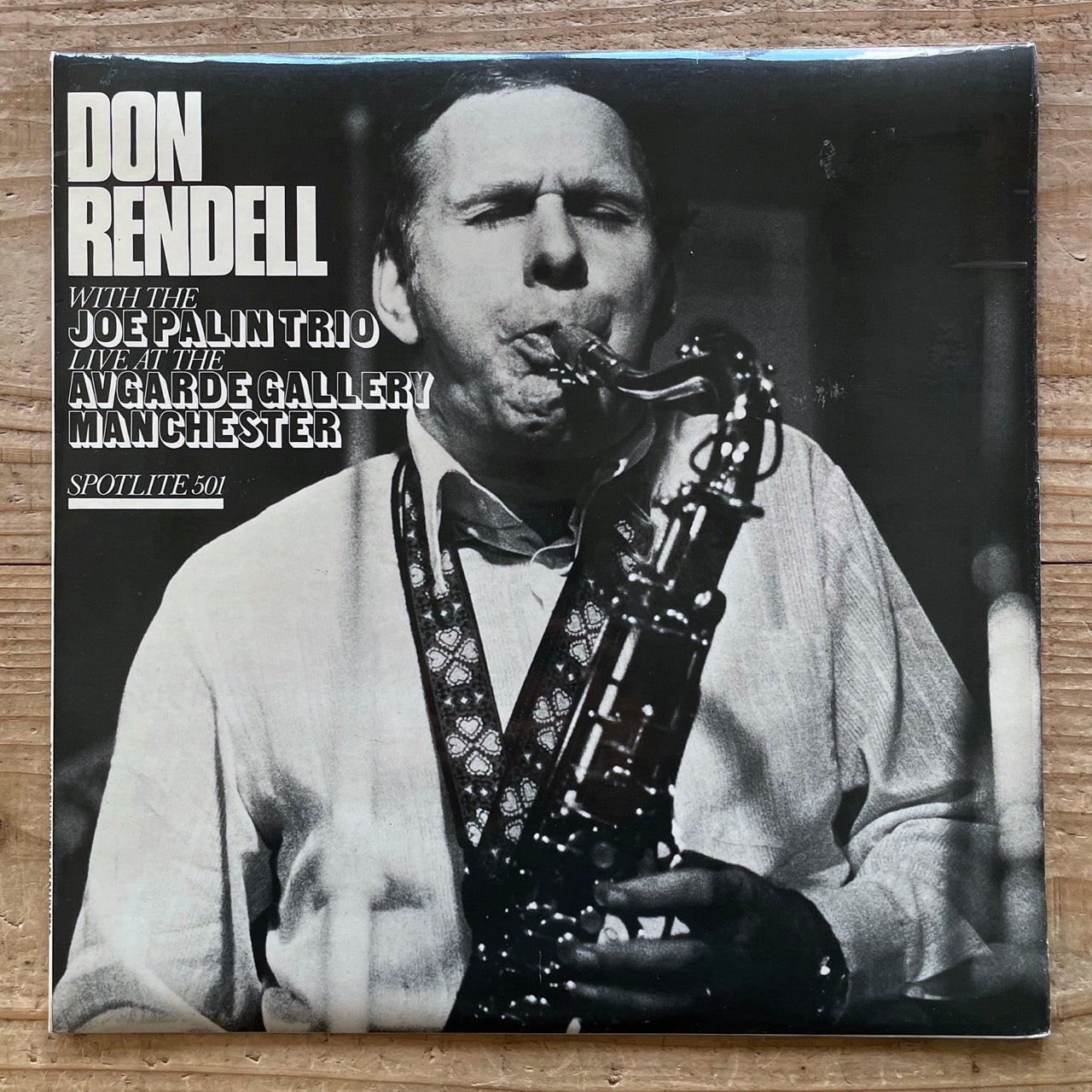 DON RENDELL with JOE PALIN TRIO / LIVE AT THE AVGARDE GALLERY MANCHESTER - UK Spotlite original