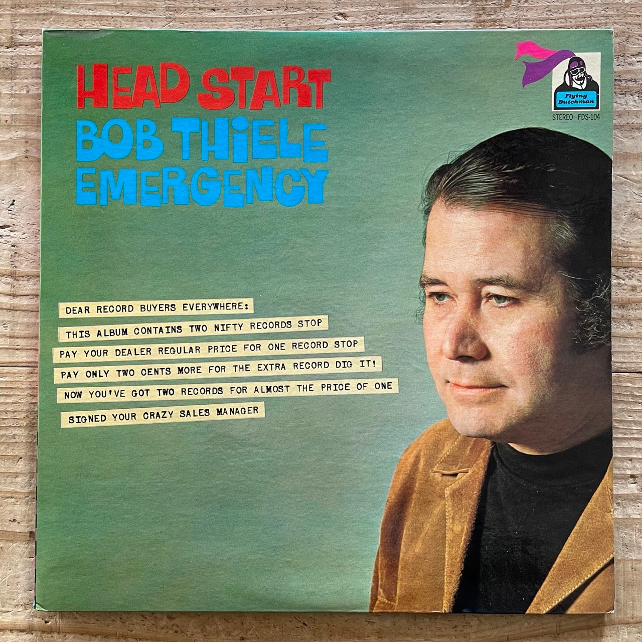 BOB THIELE EMERGENCY / HEAD START (2LP) - US Flying Dutchman Original