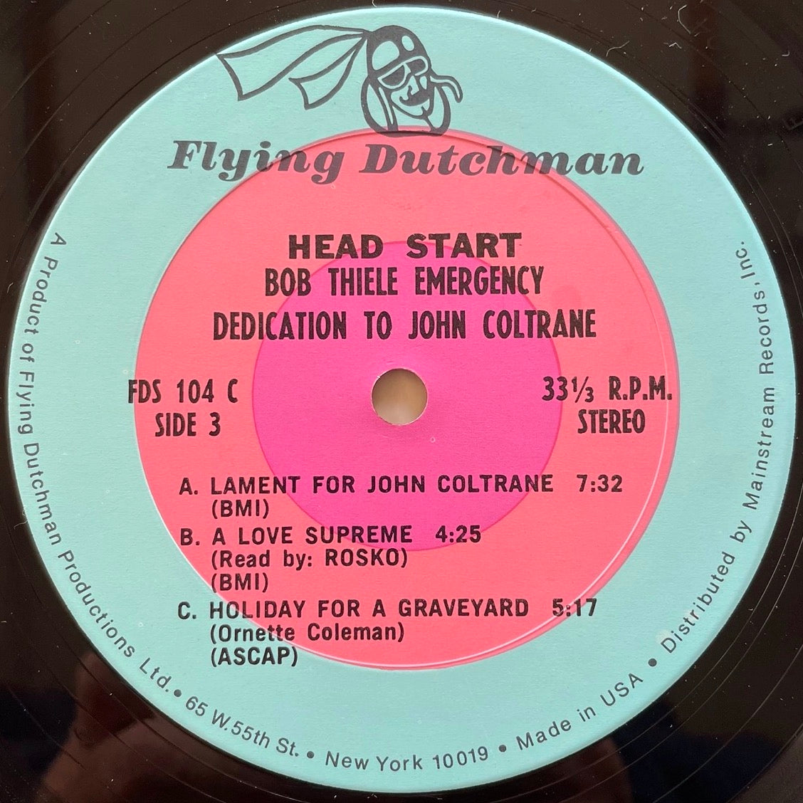BOB THIELE EMERGENCY / HEAD START (2LP) - US Flying Dutchman Original