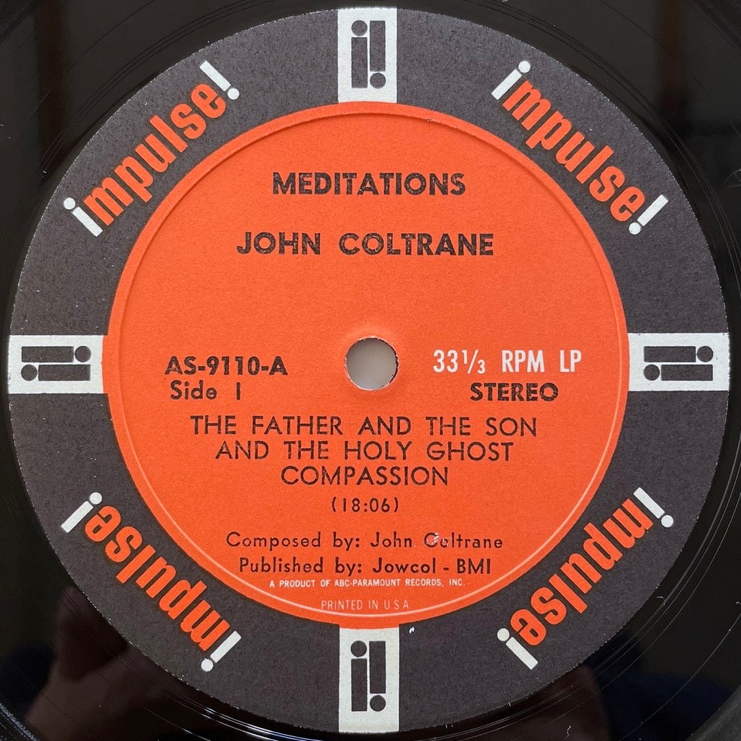 JOHN COLTRANE / MEDITATIONS - US Impulse Original