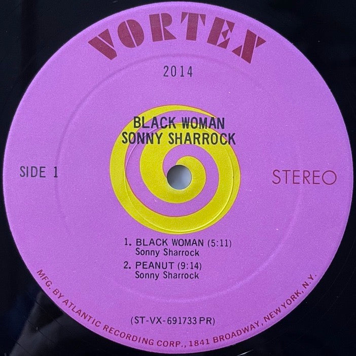 SONNY SHARROCK / BLACK WOMAN - US Vortex original in shrink